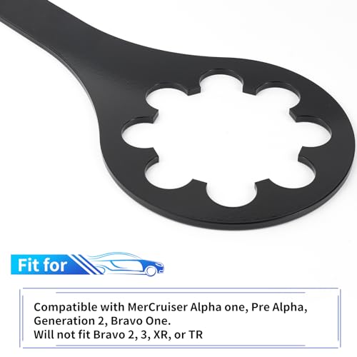 Image of Spanner Bearing Carrier Nut Wrench 91-36235 Fit for Mercury MerCruiser Alpha On and Bravo Replace 18-9803 91-17256