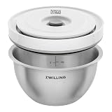 Zwilling - Zestaw 6 misek próżniowych Fresh and Save - 12-18-24 cm, stal nierdzewna, srebrna - ZWILLING