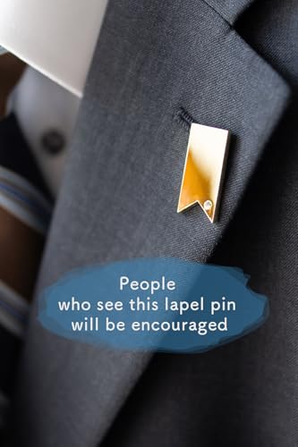 Image of Awareness Ribbon Lapel Pin Ribbon Support Colors Brooch Pin Badges