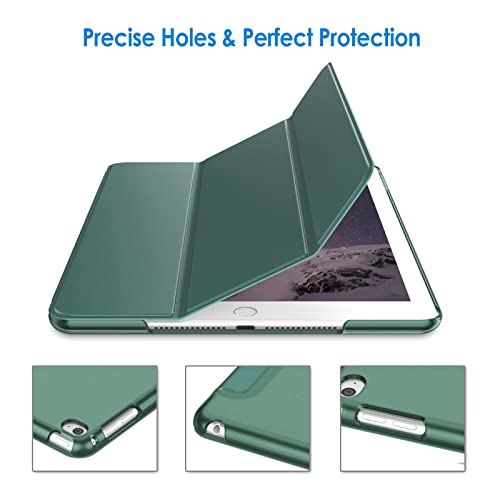 Image of JETech Case for iPad Air 2 (2nd Generation), Smart Cover Auto Wake /Sleep (Misty Blue)