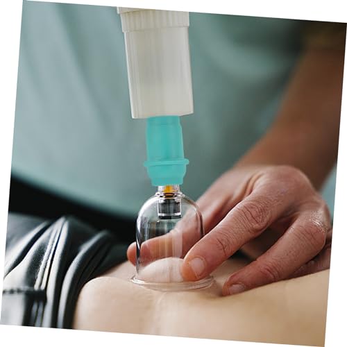 10 piezas de conectores duraderos para bomba de ventosas para terapia de acupuntura, puntas de boquilla de vacío fáciles de instalar, piezas de repuesto para uso en casa, color verde, compatibles con dispositivos miniatura 3