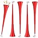 Collapsible Stadium Horn 24 Inch Vuvuzela Plastic Trumpet Horn Blow Horn Noisemakers Loud Sound Soccer Horn Cheer Horn for Sporting Events Graduation Games School Party Supplies Favors Accessories