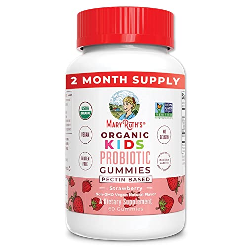 Liquid Morning Multivitamin Raspberry Kids & Probiotic Usda Organic Gummies Bundle By Maryruth's | Immune Support | Kids Digestive & Gut Health Supplement For Men, Women & Kids #TOP4