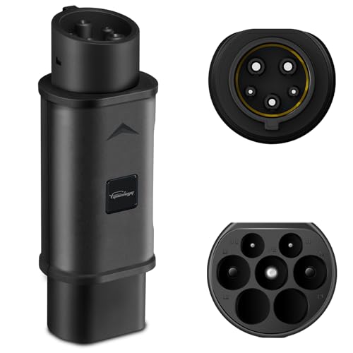 CCS2 Zu CCS1 Adapter - 1000V 350A Ladeadapter Für Elektroautos Mit AC/DC Ladung