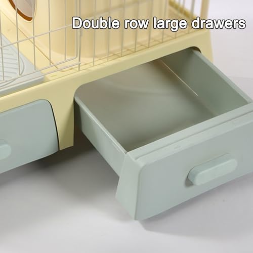 Maison pour chat extérieure et grande cage modulable avec roues intégrées