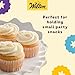 Wilton Mini Baking Cups - Use Mini Baking Liners for Baking Cupcakes or Muffins, Ideal for Holiday Candy and Nuts Too, White, 1.25-Inch Diameter, 350-Count