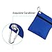 Golf Tee Pouch, 2Pcs 6.3 X 5.5inch Professional Zipper Golf Tee or Ball Pouch Bag with Carabiner Golfing Accessories Anti Scratch Nylon Zippered Carrier Bag