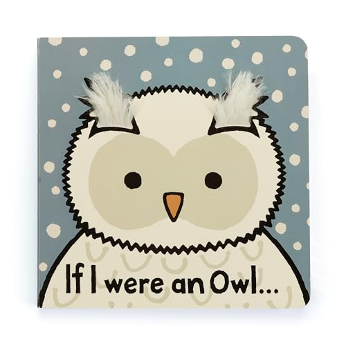Image of Jellycat If I were an Owl: A Touch and Feel Board Book Children's Book - Baby Gift