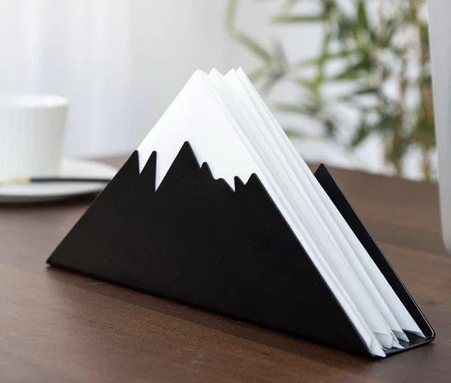 RSBS Napkin Holder, Metal Tissue Paper Stand for Dining Table, Kitchen, Office, Home Decor, Restaurant, Tissue Dispenser Unique and Premium (Mountain Napkin Holder) (B0CRWR92JF) Amazon Price History, Amazon Price Tracker