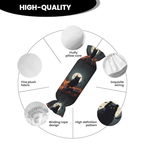 Almohada de espuma viscoelástica 62 cm x 25 cm negra miniatura 5