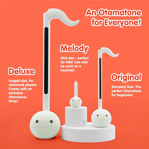 Image of Otamatone Melody Japanese Musical Electronic Instrument Toy Keychain - Red