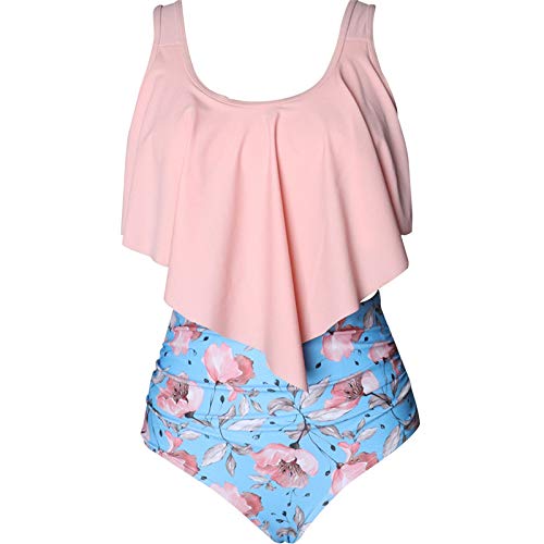 MAOYYM Women Swimwear Push-Up Padded Bra Swimsuit Bathing Suit Fashion Simple Sexy Breathable And Quick-Drying Split Female Ruffle