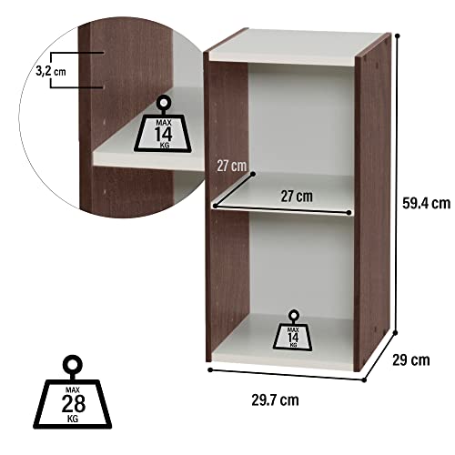 Estantería Iris Ohyama UB-6030 de 2 niveles ajustable para optimizar el espacio en el hogar 4