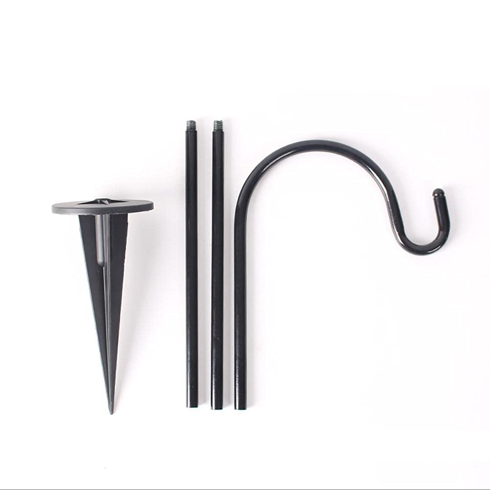 Shepherds Crook - Ganchos para luces de jardín, soporte de metal para faroles de jardín
