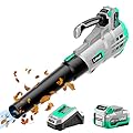 Litheli 20V Cordless, 350 CFM 85 MPH Battery , Variable Speeds Leaf Blower for Cleaning Leaves, Dust, Snow, Lawn, Yard, 4.0Ah Battery & Fast Charger Included