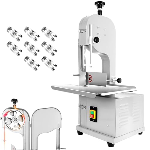 Meat Cutting Bandsaw Machine, 1500W Electric Bone Saw for