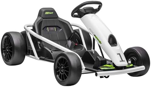 HOMCOM 24V Electric Go Kart for Kids with Music, Horn Honking, Slow Start main image 1