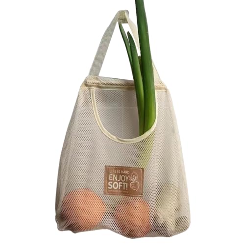 Farmers Market - Bolsa de red grande reutilizable y transpirable, cestas para el hogar, contenedores para viajes, compras, forraje, agricultores, , playa, picnic
