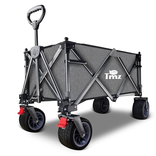 キャリーワゴン自立収納 コンパクト 耐荷重120kg ワンタッチ収束式 130L 大容量 折り畳み アウトドアワゴン キャリーカート キャンプカート 前輪ストッパー付き