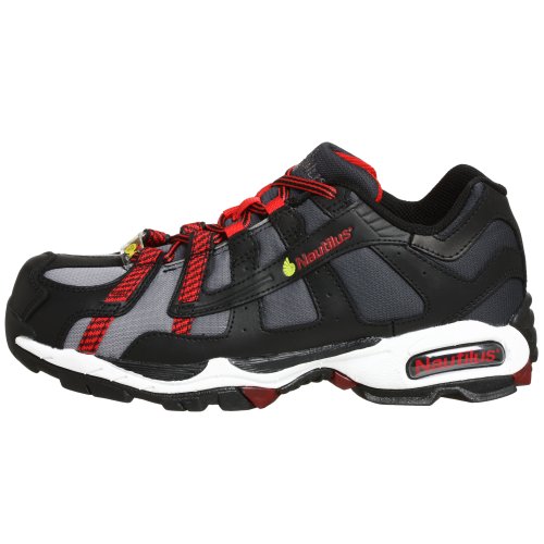 Nautilus mens Alloy Toe, Black/Silver/Red, 10.5 W