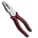 Linesman Pliers 8 inch Combination with wire cutters, Remove Corroded or Rusted Nails, Black&Red