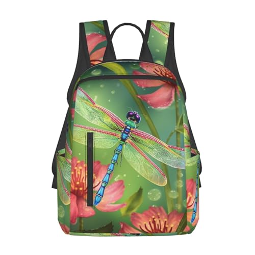 Sac à dos de voyage libellules, le cadeau idéal pour homme et femme