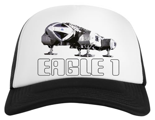 Copricapo Confy traspirante Generico Space 1999 Eagle 1 Berretto da Baseball Bianco Unisex Snapback