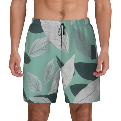 Short de bain respirant homme éviter les irritations short léger feuilles menthe