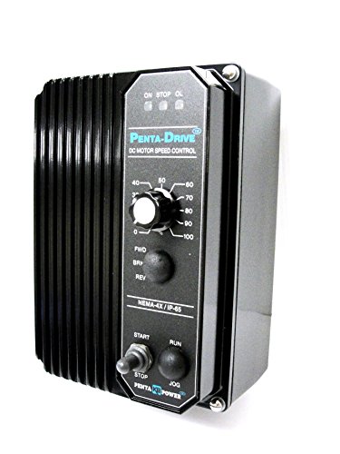 KB Electronics • KBRC-240D Black • Part No. 8840 • NEMA 4X, IP65 DC Drive Regen Reversing • Rating: 1 HP, 11 Amps @ 115 • 2 HP, 11 Amps @230 VAC