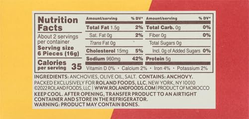 Miniatura 3 de Roland Anchoas aceite de oliva plano 2 onzas