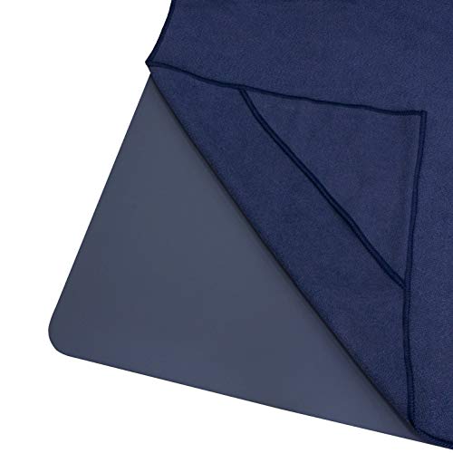image for Patas Lague Luxury Yoga Towel with Corner Pockets Design,100% Absorben