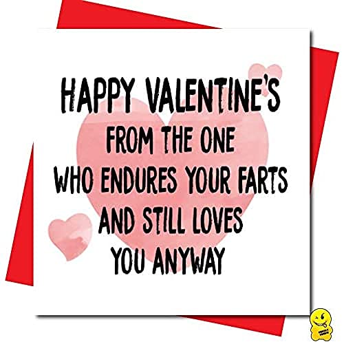 Feliz San Valentín de quien aguanta tus pedos y todavía te ama de todos modos V101 Cover