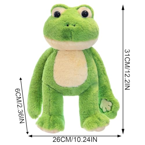 Ranas de peluche decorativas para evitar caídas en estantes y sofás 5