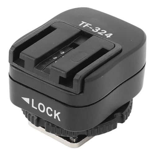 ciciglow Adaptateur de pour Griffe Porte-Accessoires, Accessoires de Caméra de Remplacement pour Support de Griffe Flash TF-324 avec Port de Synchronisation PC pour SB900 SB27
