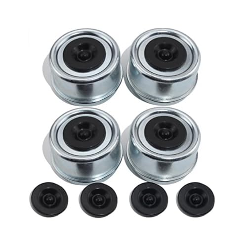 PANHDK Tapones de rodamiento de buje de remolque resistentes de 2.45 pulgadas, grasa central de rueda compatible con campistas y barcos