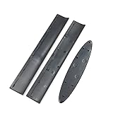 YANHAO [Video Game Parts] 5Pcs Black Hard Drive HDD Bay Door Cover for PS3 4000 Console Front Housing Case Left Right Faceplate Panel [Replace] (Color : for PS34000 Full Set)