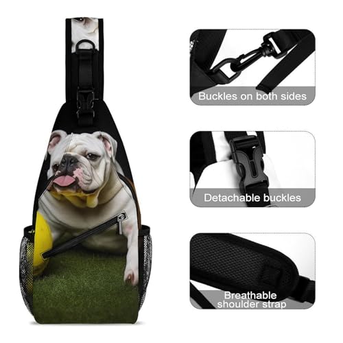 Mochila tipo sling deportiva para senderismo y uso casual miniatura 3