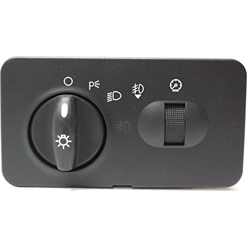 Evan Fischer EVA136828390 Headlight Switch with Fog Light Control Compatible with 2001-2007 Ford F-250 Super Duty