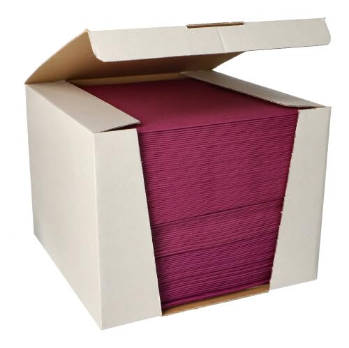 PAPSTAR 100 Servietten ROYAL Collection 1/4-Falz 40 cm x 40 cm lila (88560, 100 Stück)