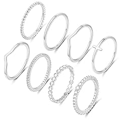 Silver Stackable Rings