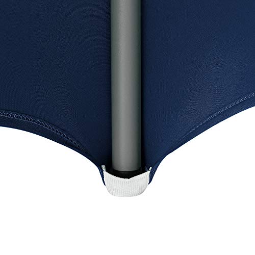 Image of Peomeise 4FT Spandex Table Cover Rectangular Stretch Spandex Tablecloth (Navy,4FT)