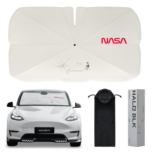 HALOBLK Reinforced Triple-Coated Windshield Sunshade Umbrella of The NASA Voyager-2 ...