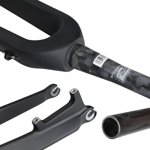 Fourche carbone VTT 27.5 rigide de haute précision pour freins à disque
