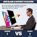 GUDTEKE [2-Pack] HD Computer Privacy Screen 23.8 inch, Upgraded Computer Privacy Screen for 16:9 Widescreen Removable Anti Glare Computer Screen Cover and Blue Light UV-Blocking Screen Privacy Filter