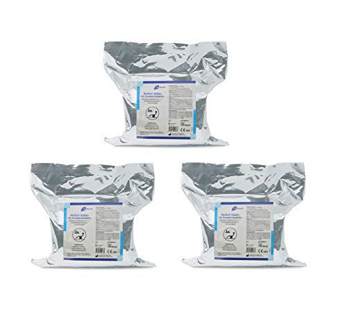 Medizid Alpha+ Alkoholfreie Desinfektionstücher 3 x Nachfüllpackung mit à 70 Tüchern | 00970+