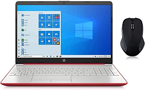HP 15.6" HD Micro-Edge Laptop, Intel 4-Core Pentium Silver N5030 up to 3.10 GHz, 4GB RAM, 128GB SSD, Webcam, USB-C, Ethernet, Numberpad, HDMI, Myrtix Wireless Mouse, Win 10 Home S