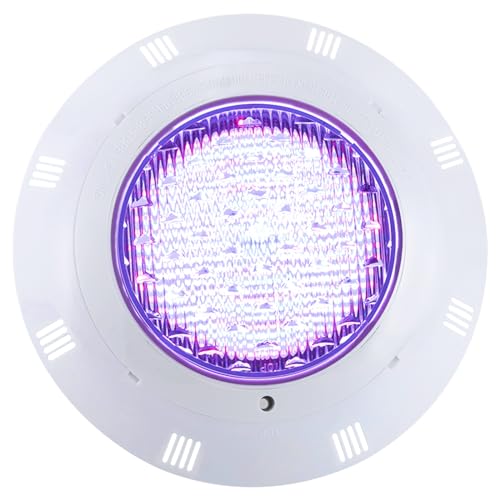 Biggittig Iluminación LED para piscina subacuática, 36 W, con mando a distancia, 12 V, resistente al agua, IP68, para piscinas, fuentes y parques acuáticos