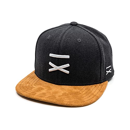 Hand und Feuer Snapback Cap Classic Dunkelgrau Canvas One Size