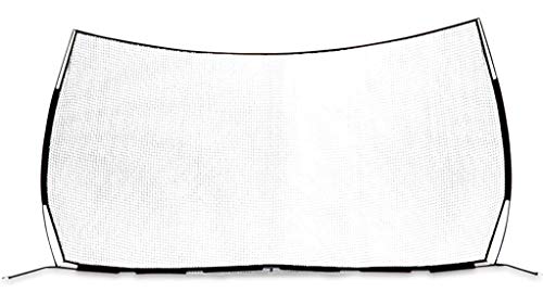 CRANKSHOOTER Lacrosse Backstop - Pop-Up Backstop for Training and Practice - Heavy Duty Training Equipment - 21' x 11' Collapsible Barrier Wall - Easy Setup & Take Down - Includes Travel Case