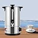 8L/2.11Gal Coffee Urn, Commercial Grade Hot Beverage Dispenser with Facuet, Electirc Stainless Steel Coffee Maker for Home Party Office, Temperature Adjustable(30-110°C/86-230°F) (8L/2.11Gal丨1kw)